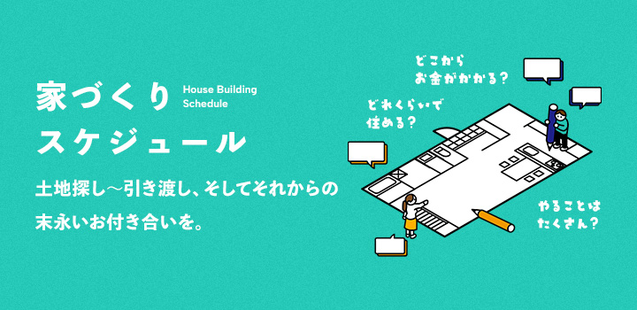 家づくりスケジュール