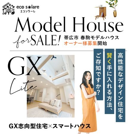 エコソラーレGX Liteモデル オーナー様募集中！